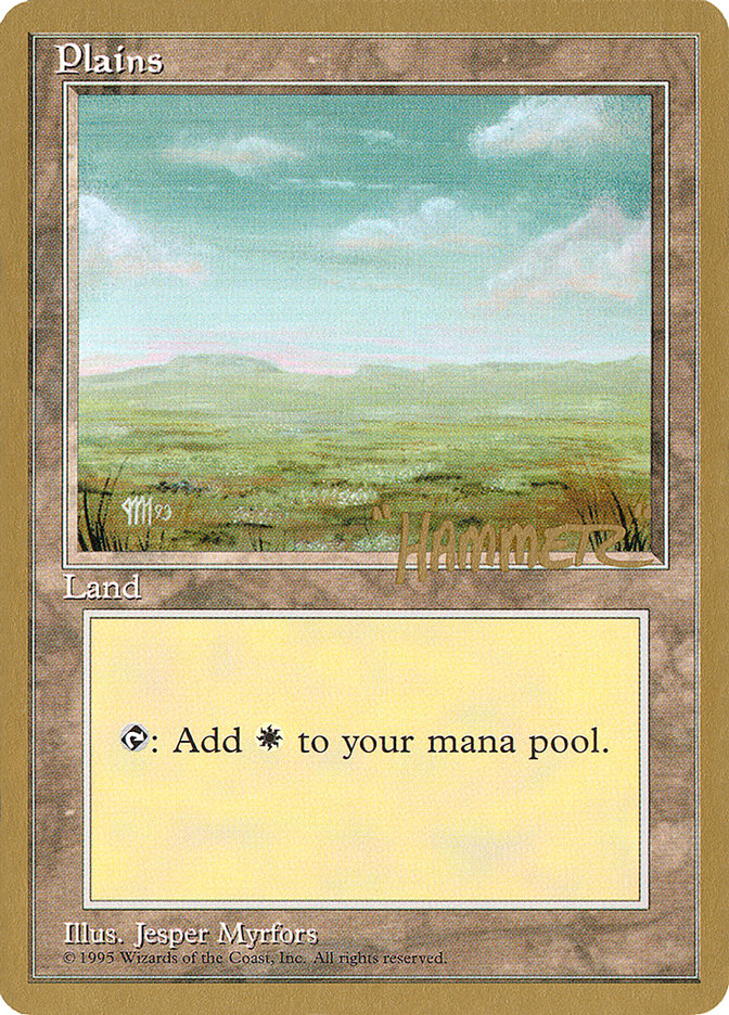 Plains (shr364) (Shawn "Hammer" Regnier) [Pro Tour Collector Set] - Magic: The Gathering - Card Brawlers | Quebec | Canada |