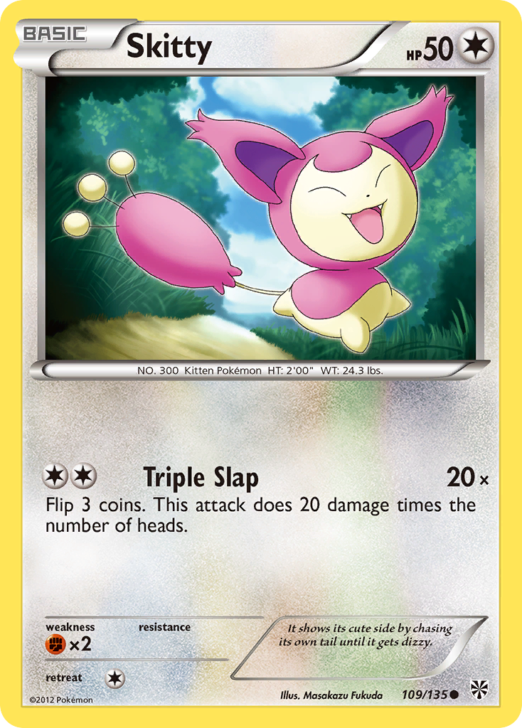 Skitty (109/135) [Black & White: Plasma Storm] - Pokémon - Card Brawlers | Quebec | Canada |