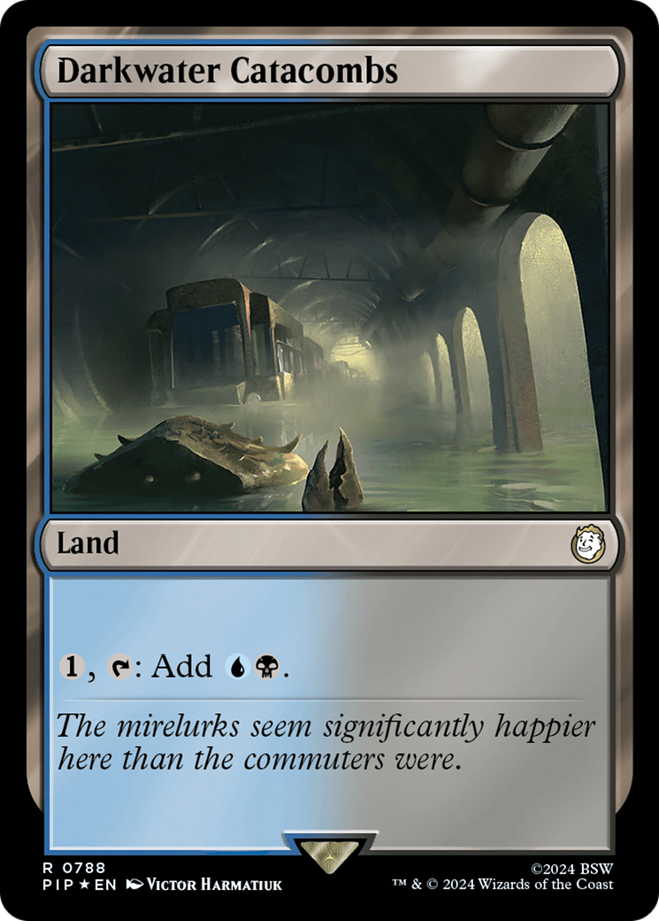 Darkwater Catacombs (Surge Foil) [Fallout] - Magic: The Gathering - Card Brawlers | Quebec | Canada |