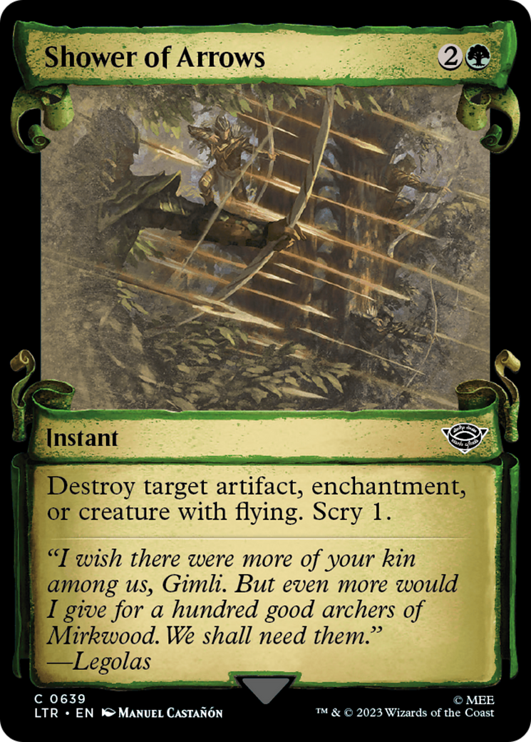 Shower of Arrows [The Lord of the Rings: Tales of Middle-Earth Showcase Scrolls] - Magic: The Gathering - Card Brawlers | Quebec | Canada |
