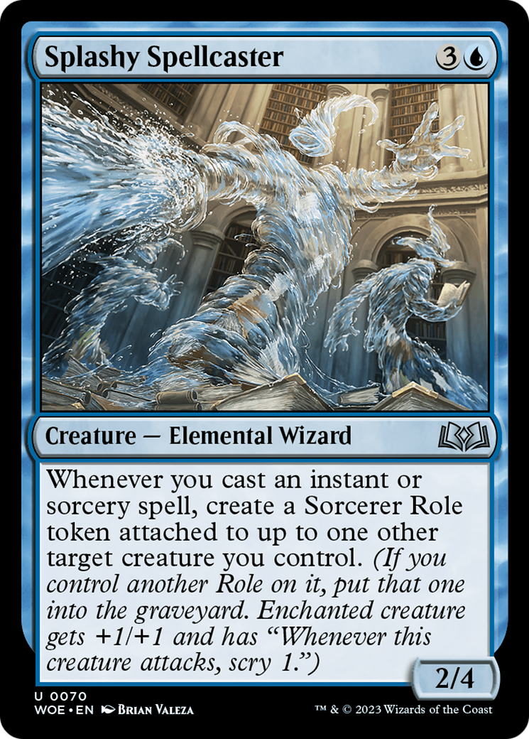 Splashy Spellcaster [Wilds of Eldraine] - Magic: The Gathering - Card Brawlers | Quebec | Canada |
