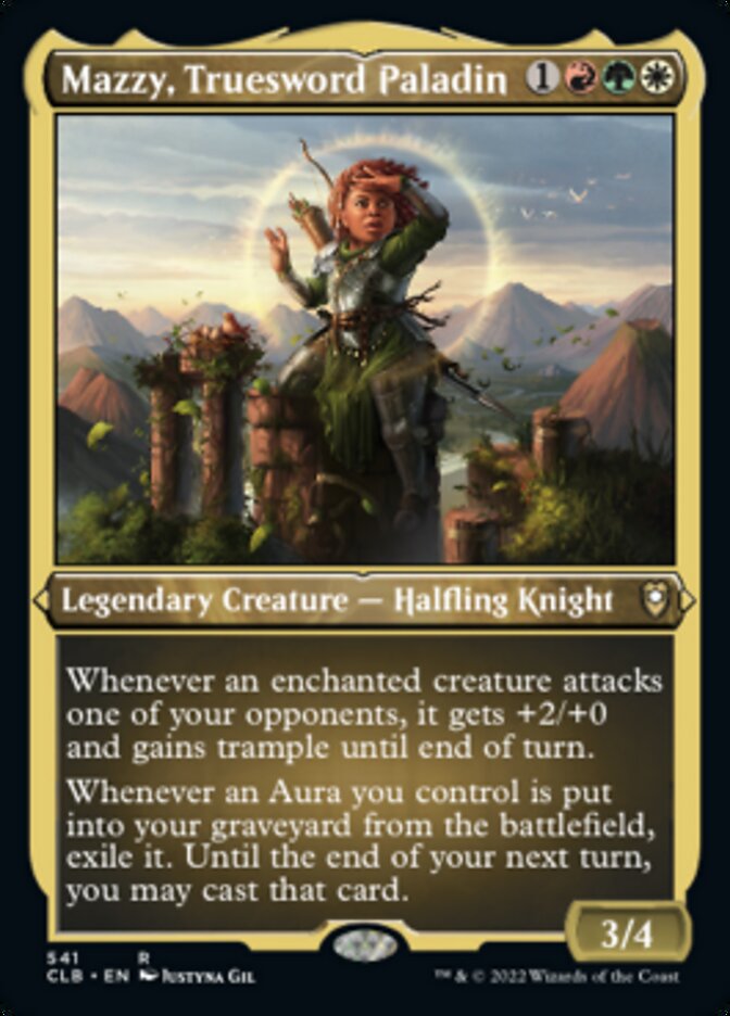 Mazzy, Truesword Paladin (Foil Etched) [Commander Legends: Battle for Baldur's Gate] - Magic: The Gathering - Card Brawlers | Quebec | Canada |
