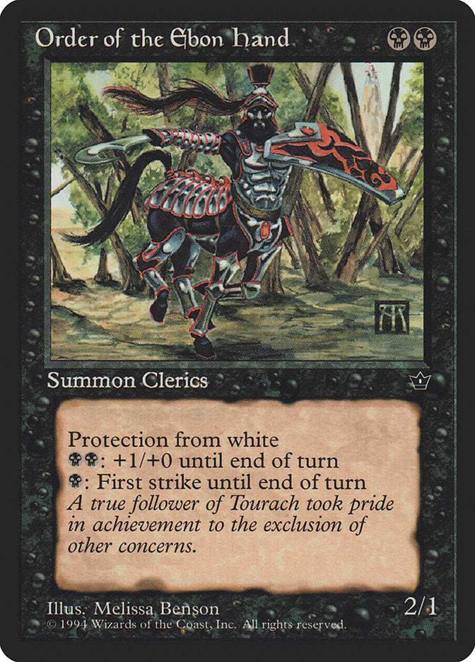 Order of the Ebon Hand (Melissa A. Benson) [Fallen Empires] - Magic: The Gathering - Card Brawlers | Quebec | Canada |