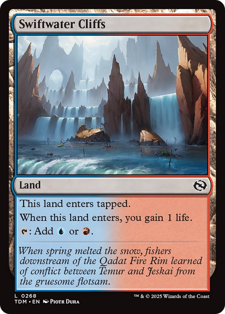 Swiftwater Cliffs [Tarkir: Dragonstorm] - Magic: The Gathering - Card Brawlers | Quebec | Canada |