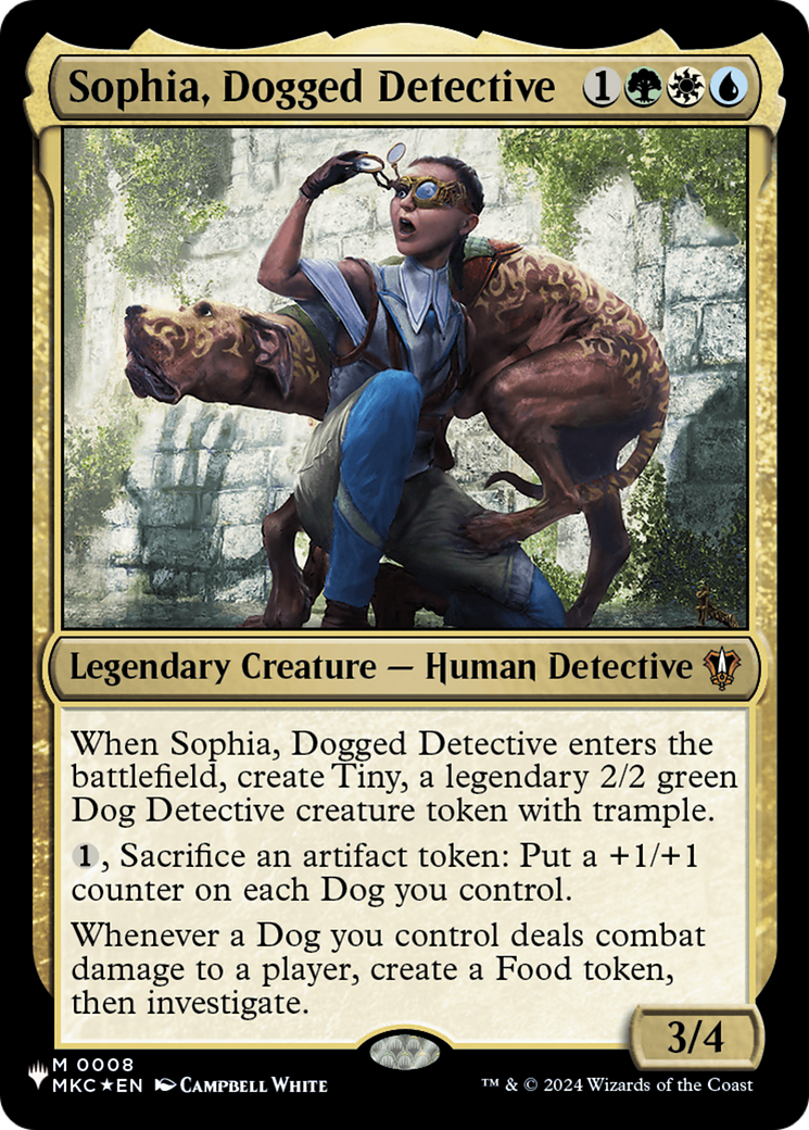 Sophia, Dogged Detective (MKC) [The List] - Magic: The Gathering - Card Brawlers | Quebec | Canada |