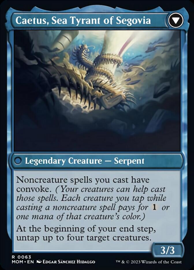 Invasion of Segovia // Caetus, Sea Tyrant of Segovia [March of the Machine] - Magic: The Gathering - Card Brawlers | Quebec | Canada |