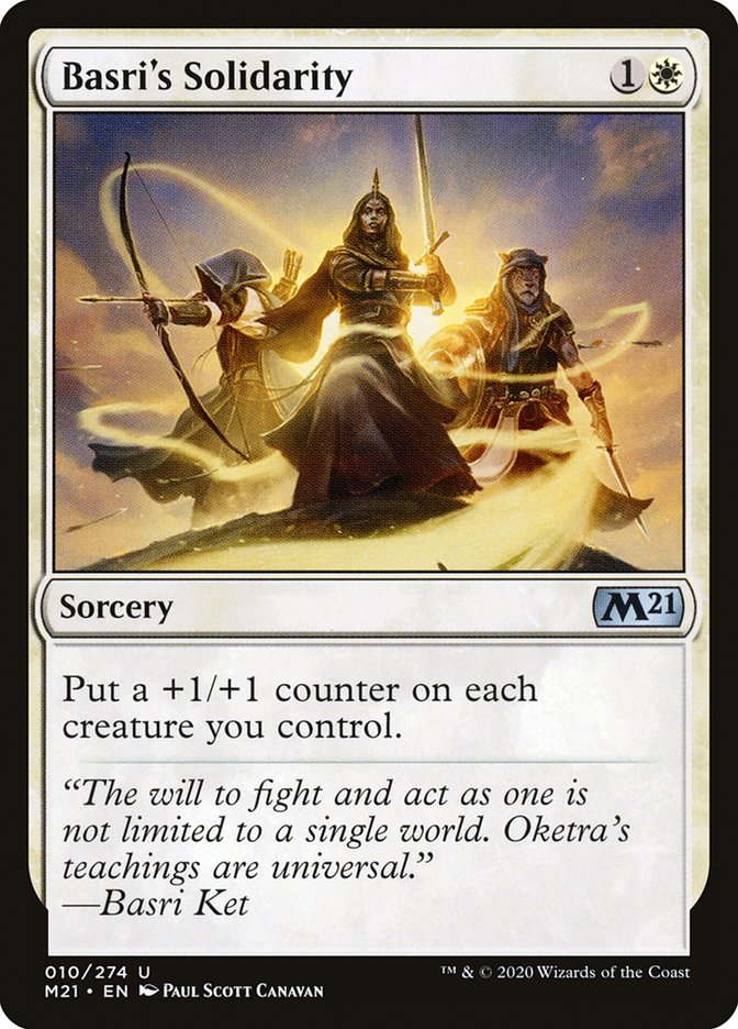 Basri's Solidarity [Core Set 2021] - Magic: The Gathering - Card Brawlers | Quebec | Canada |