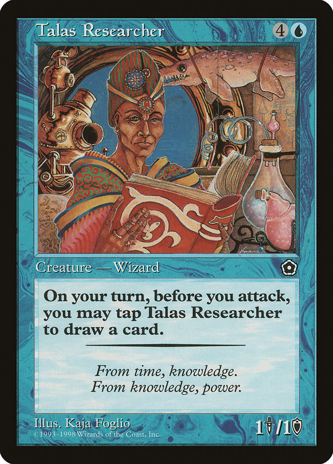 Talas Researcher [Portal Second Age] - Magic: The Gathering - Card Brawlers | Quebec | Canada |