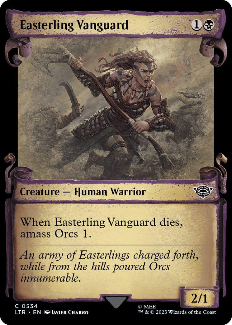 Easterling Vanguard [The Lord of the Rings: Tales of Middle-Earth Showcase Scrolls] - Magic: The Gathering - Card Brawlers | Quebec | Canada |