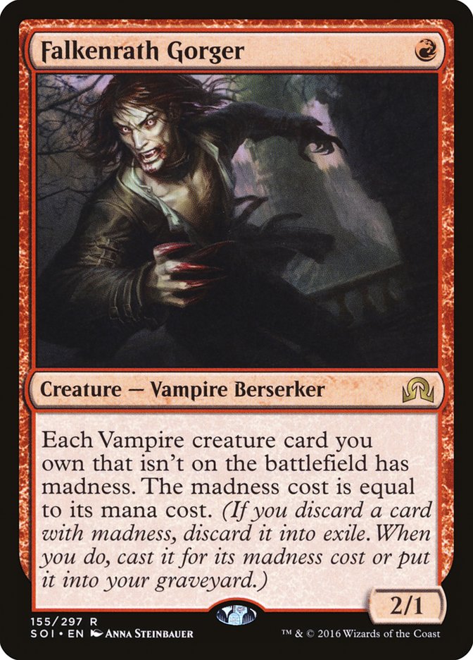 Falkenrath Gorger [Shadows over Innistrad] - Magic: The Gathering - Card Brawlers | Quebec | Canada |