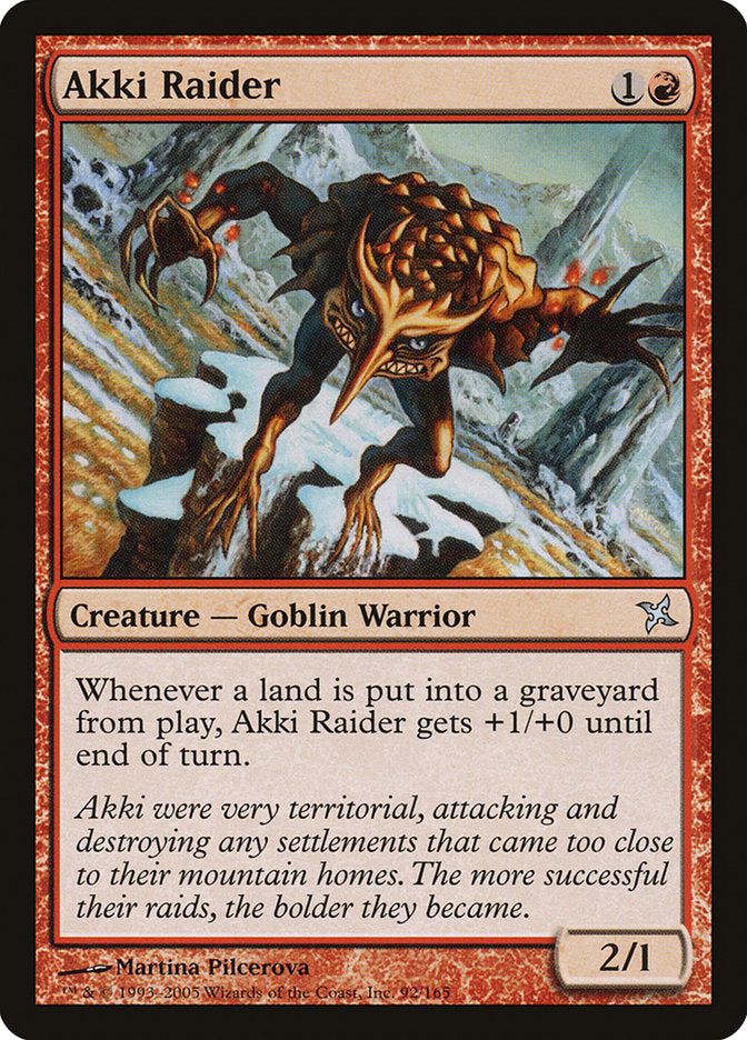 Akki Raider [Betrayers of Kamigawa] - Magic: The Gathering - Card Brawlers | Quebec | Canada |