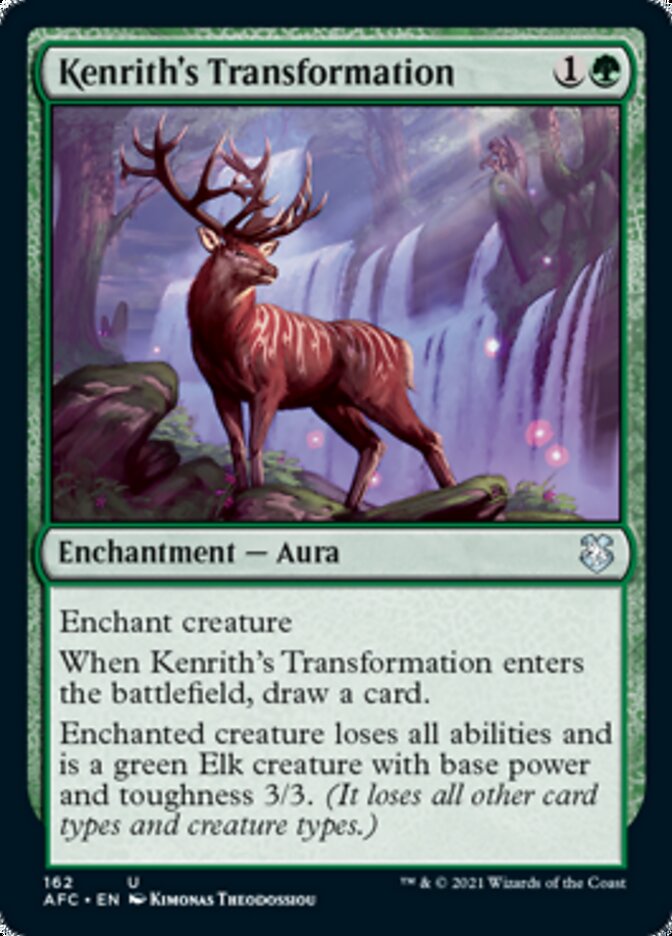 Kenrith's Transformation [Dungeons & Dragons: Adventures in the Forgotten Realms Commander] - Magic: The Gathering - Card Brawlers | Quebec | Canada |