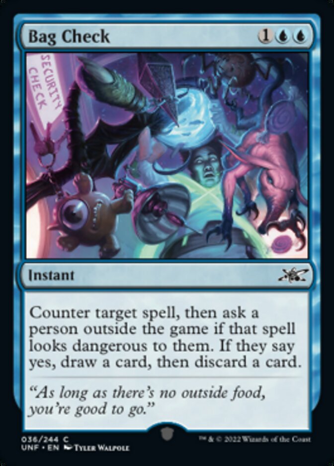 Bag Check [Unfinity] - Magic: The Gathering - Card Brawlers | Quebec | Canada |