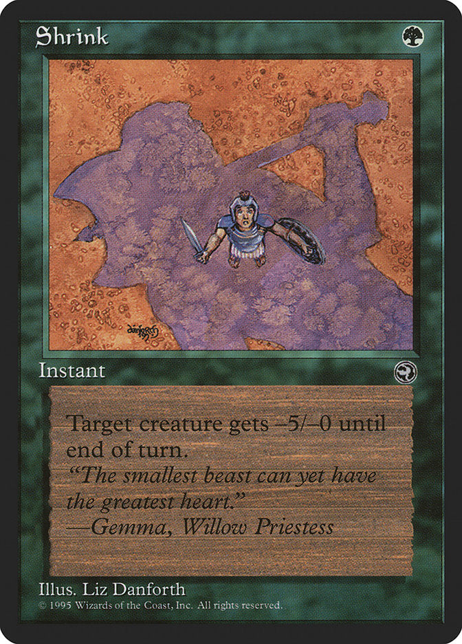 Shrink (Gemma Flavor Text) [Homelands] - Magic: The Gathering - Card Brawlers | Quebec | Canada |