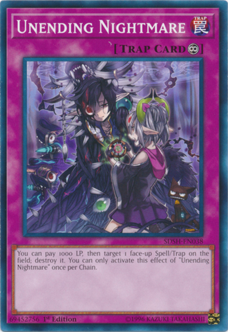 Unending Nightmare [SDSH-EN038] Common - Yu-Gi-Oh! - Card Brawlers | Quebec | Canada |