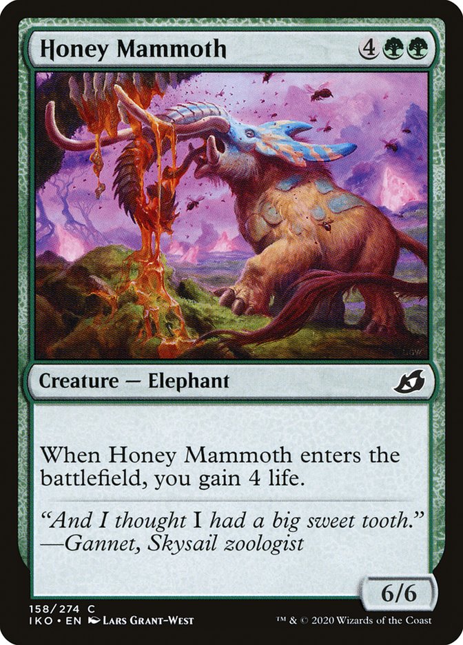 Honey Mammoth [Ikoria: Lair of Behemoths] - Magic: The Gathering - Card Brawlers | Quebec | Canada |