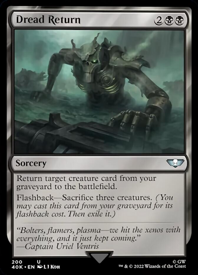 Dread Return (Surge Foil) [Warhammer 40,000] - Magic: The Gathering - Card Brawlers | Quebec | Canada |