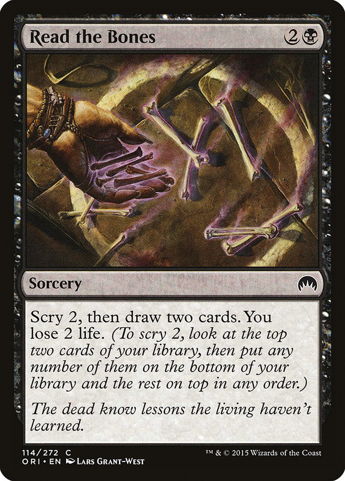 Read the Bones [Magic Origins] - Magic: The Gathering - Card Brawlers | Quebec | Canada |