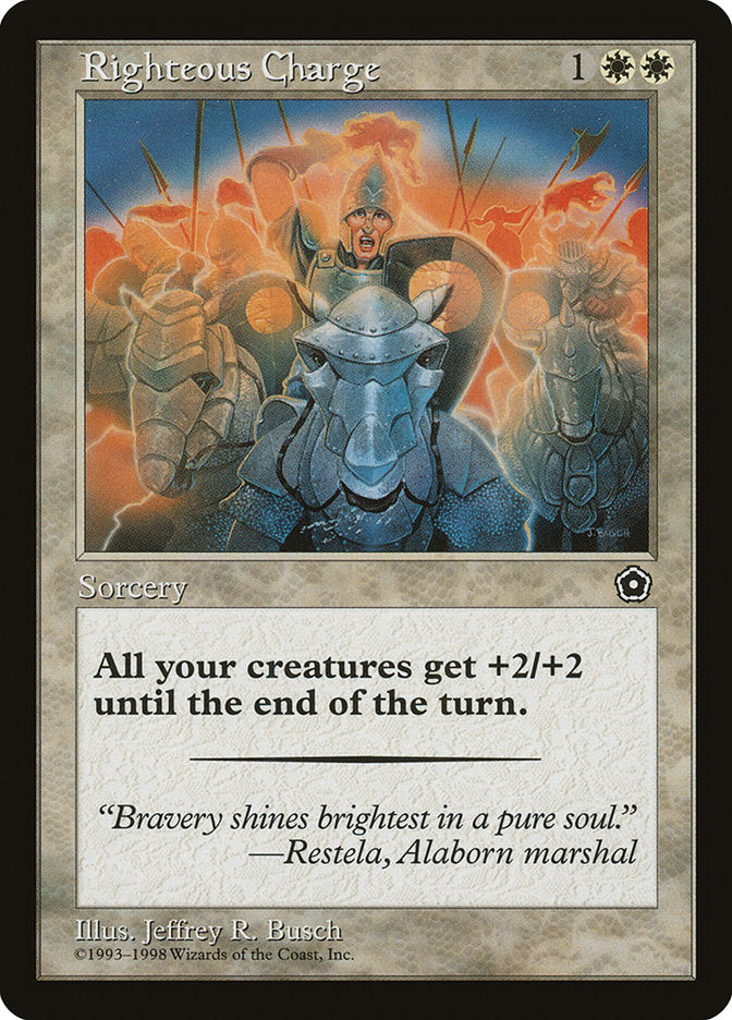 Righteous Charge [Portal Second Age] - Magic: The Gathering - Card Brawlers | Quebec | Canada |