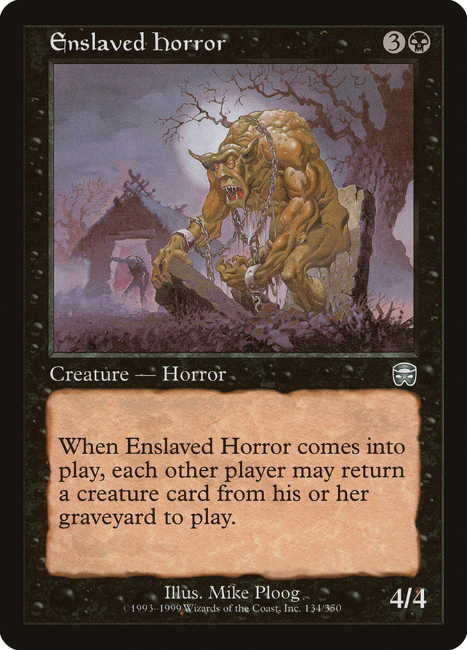 Enslaved Horror [Mercadian Masques] - Magic: The Gathering - Card Brawlers | Quebec | Canada |