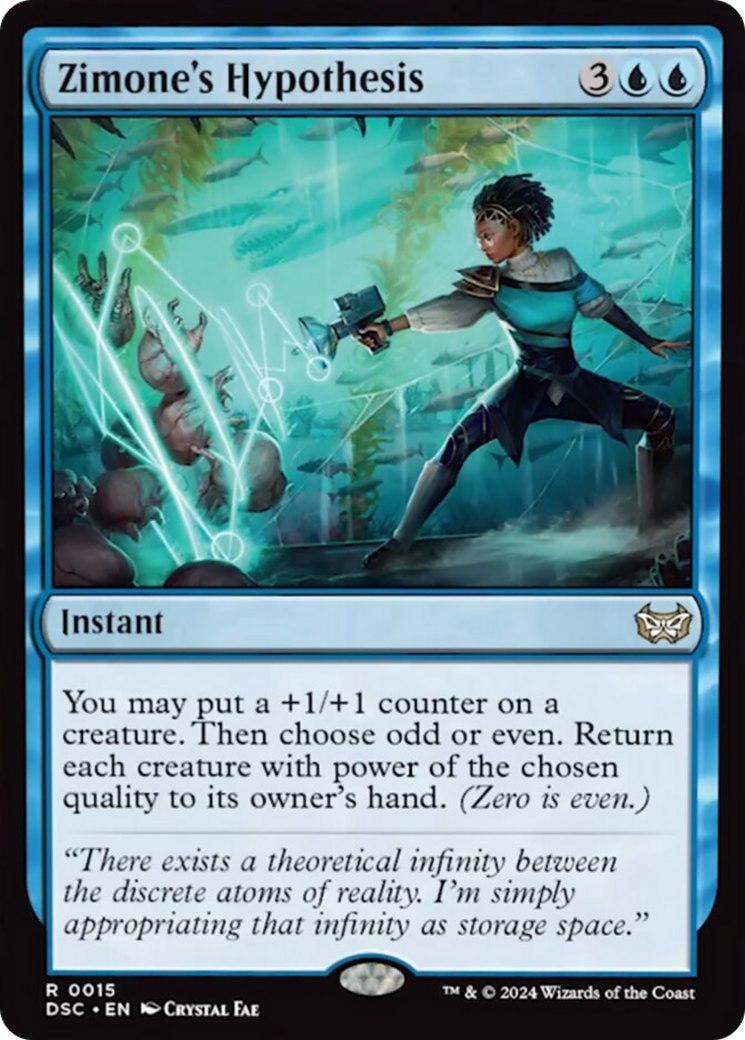 Zimone's Hypothesis [Duskmourn: House of Horror Commander] - Magic: The Gathering - Card Brawlers | Quebec | Canada |