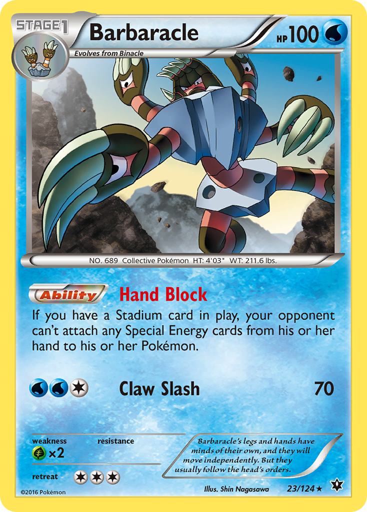 Barbaracle (23/124) [XY: Fates Collide] - Pokémon - Card Brawlers | Quebec | Canada |