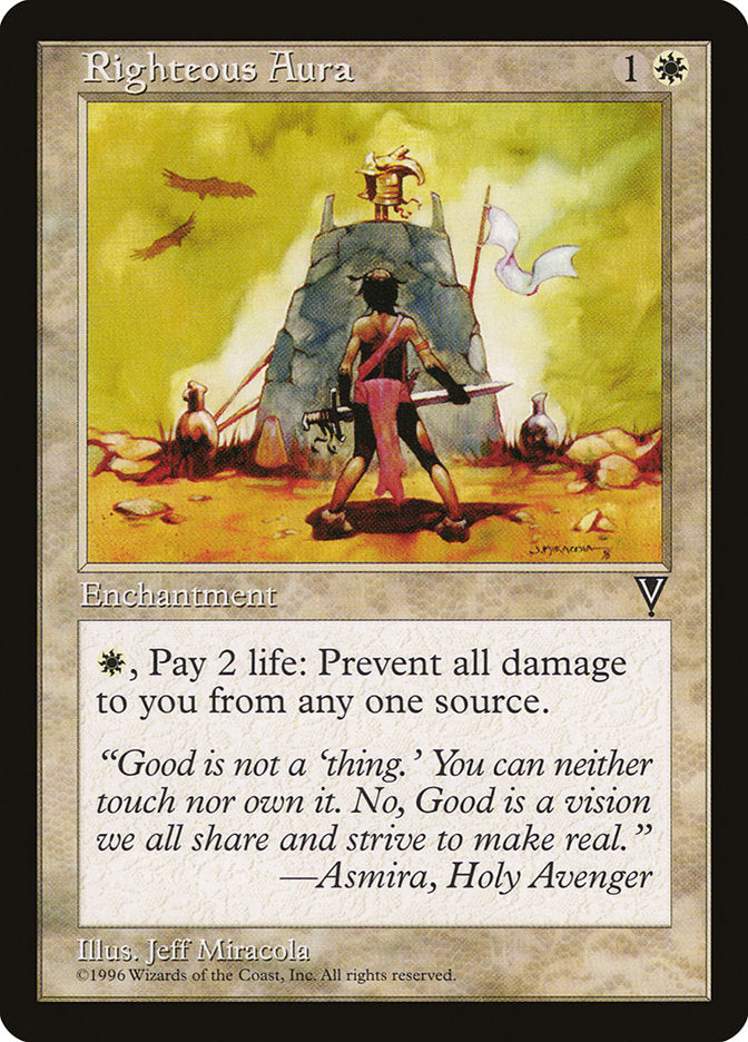 Righteous Aura [Visions] - Magic: The Gathering - Card Brawlers | Quebec | Canada |