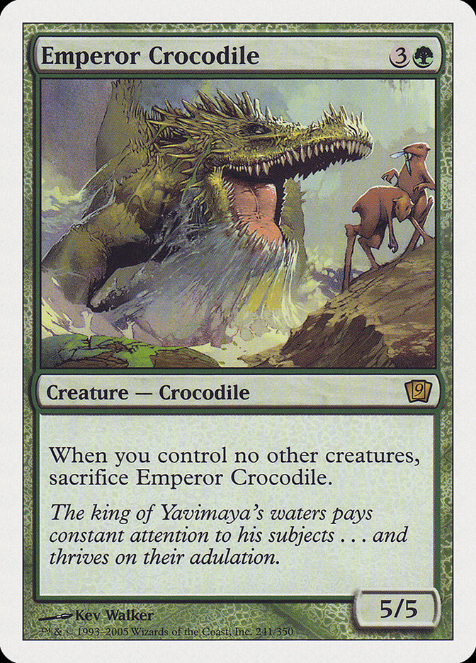 Emperor Crocodile [Ninth Edition] - Magic: The Gathering - Card Brawlers | Quebec | Canada |