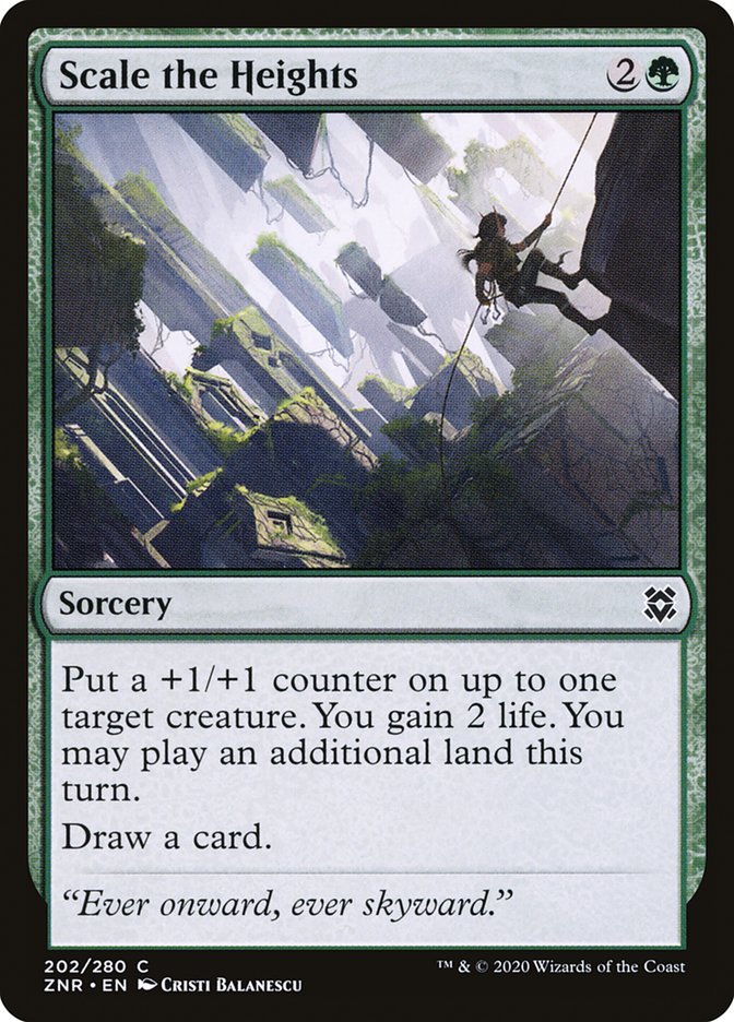 Scale the Heights [Zendikar Rising] - Magic: The Gathering - Card Brawlers | Quebec | Canada |