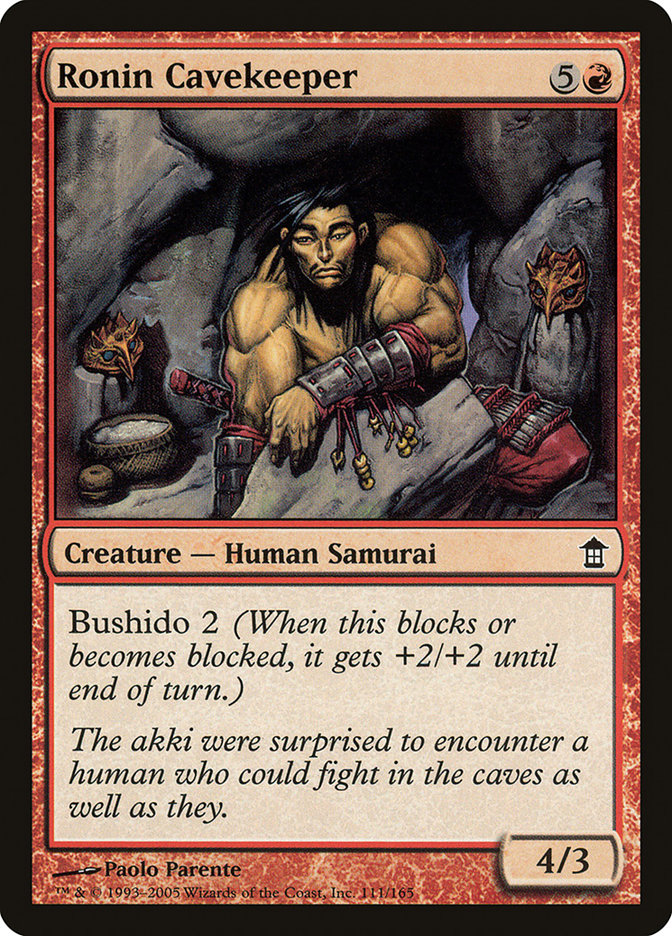 Ronin Cavekeeper [Saviors of Kamigawa] - Magic: The Gathering - Card Brawlers | Quebec | Canada |