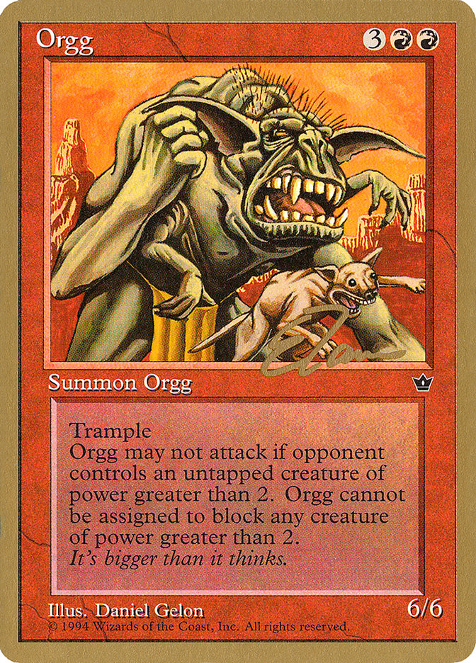 Orgg (Eric Tam) [Pro Tour Collector Set] - Magic: The Gathering - Card Brawlers | Quebec | Canada |