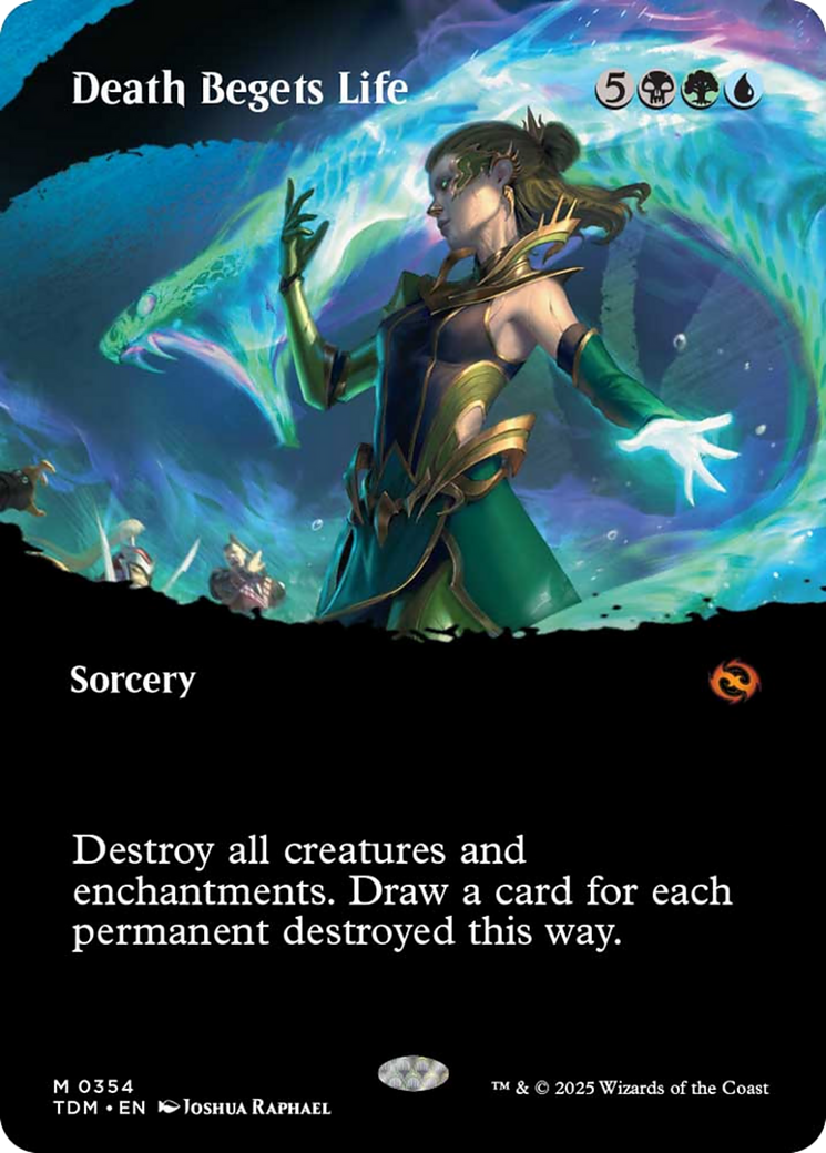 Death Begets Life (Borderless) [Tarkir: Dragonstorm] - Magic: The Gathering - Card Brawlers | Quebec | Canada |