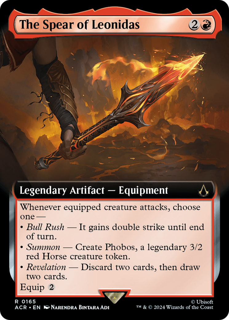 The Spear of Leonidas (Extended Art) [Assassin's Creed] - Magic: The Gathering - Card Brawlers | Quebec | Canada |