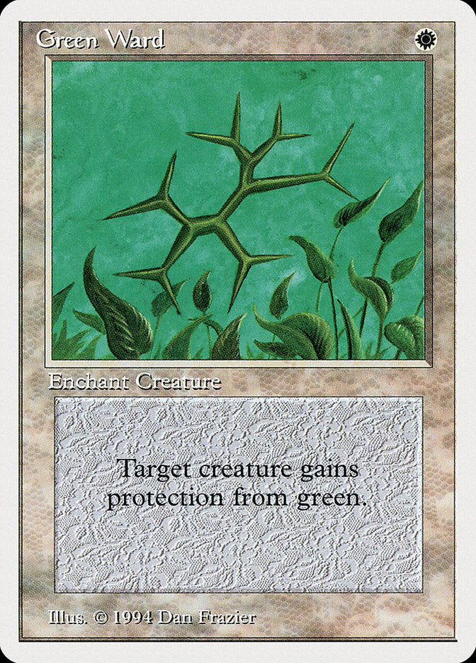 Green Ward [Summer Magic / Edgar] - Magic: The Gathering - Card Brawlers | Quebec | Canada |