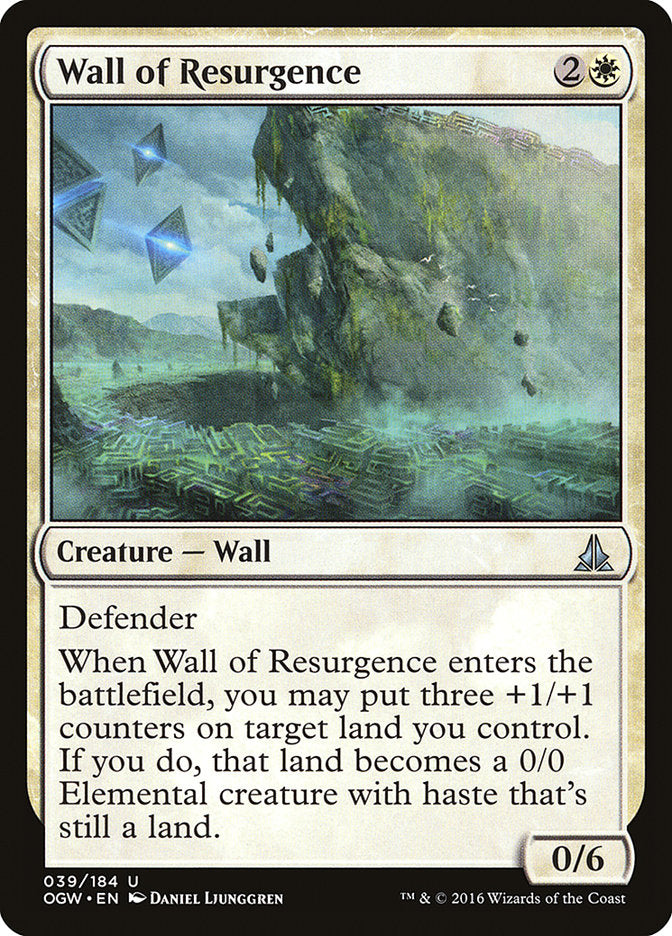 Wall of Resurgence [Oath of the Gatewatch] - Magic: The Gathering - Card Brawlers | Quebec | Canada |