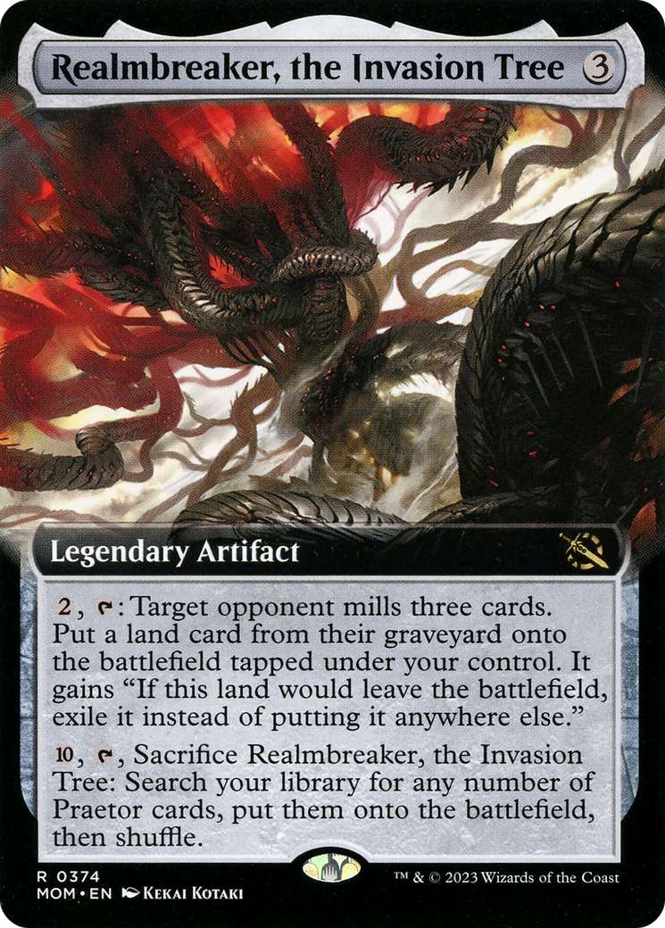 Realmbreaker, the Invasion Tree (Extended Art) [March of the Machine] - Magic: The Gathering - Card Brawlers | Quebec | Canada |