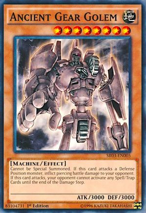 Ancient Gear Golem [SR03-EN005] Common - Yu-Gi-Oh! - Card Brawlers | Quebec | Canada |