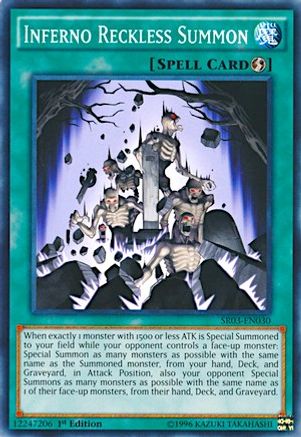 Inferno Reckless Summon [SR03-EN030] Common - Yu-Gi-Oh! - Card Brawlers | Quebec | Canada |