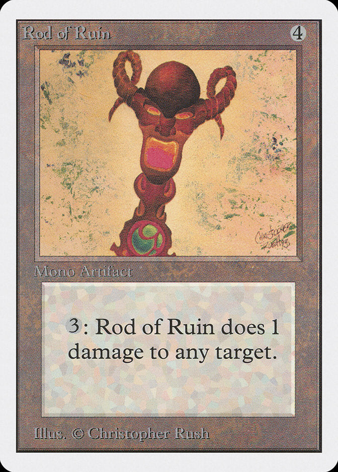 Rod of Ruin [Unlimited Edition] - Magic: The Gathering - Card Brawlers | Quebec | Canada |