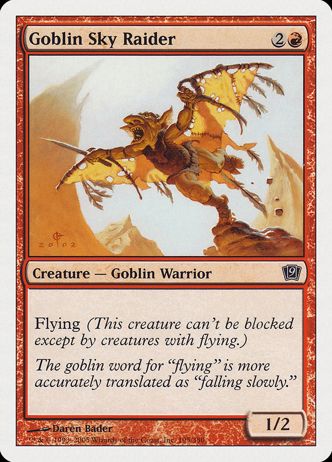 Goblin Sky Raider [Ninth Edition] - Magic: The Gathering - Card Brawlers | Quebec | Canada |