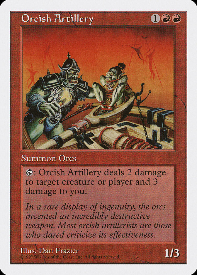 Orcish Artillery [Fifth Edition] - Magic: The Gathering - Card Brawlers | Quebec | Canada |