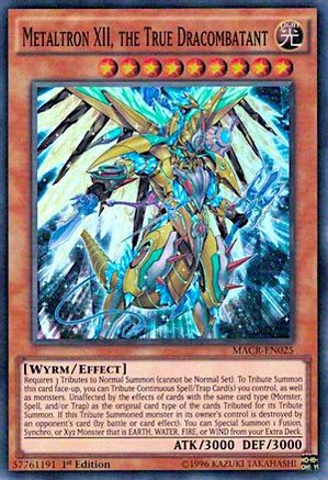 Metaltron XII, the True Dracombatant [MACR-EN025] Super Rare - Yu-Gi-Oh! - Card Brawlers | Quebec | Canada |