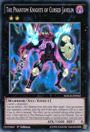 The Phantom Knights of Cursed Javelin [MACR-EN042] Super Rare - Yu-Gi-Oh! - Card Brawlers | Quebec | Canada |
