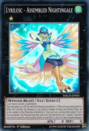 Lyrilusc - Assembled Nightingale [MACR-EN043] Super Rare - Yu-Gi-Oh! - Card Brawlers | Quebec | Canada |