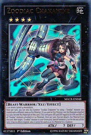 Zoodiac Chakanine [MACR-EN048] Ultra Rare - Yu-Gi-Oh! - Card Brawlers | Quebec | Canada |