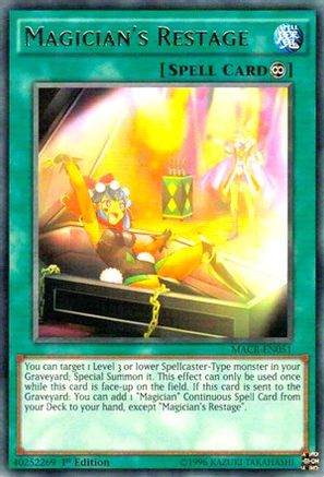 Magician's Restage [MACR-EN051] Rare - Yu-Gi-Oh! - Card Brawlers | Quebec | Canada |
