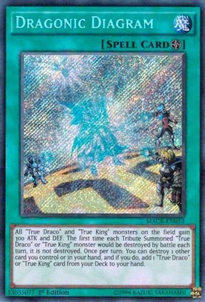 Dragonic Diagram [MACR-EN053] Secret Rare - Yu-Gi-Oh! - Card Brawlers | Quebec | Canada |