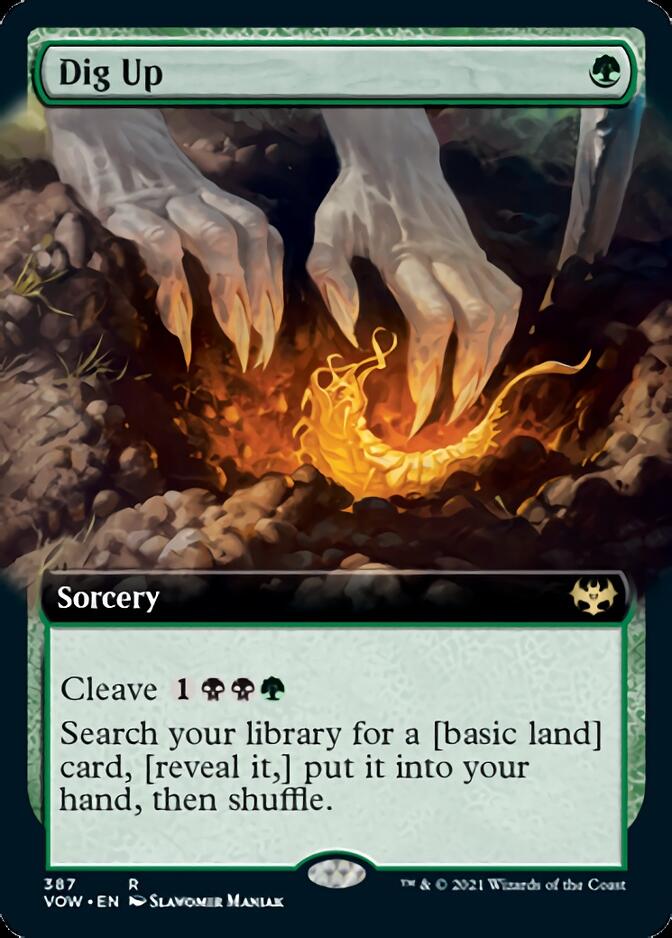 Dig Up (Extended Art) [Innistrad: Crimson Vow] - Magic: The Gathering - Card Brawlers | Quebec | Canada |