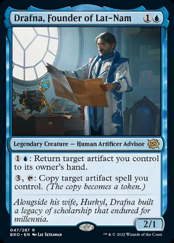 Drafna, Founder of Lat-Nam [The Brothers' War] - Magic: The Gathering - Card Brawlers | Quebec | Canada |