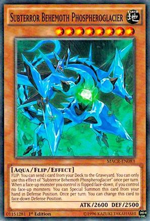 Subterror Behemoth Phospheroglacier [MACR-EN083] Common - Yu-Gi-Oh! - Card Brawlers | Quebec | Canada |